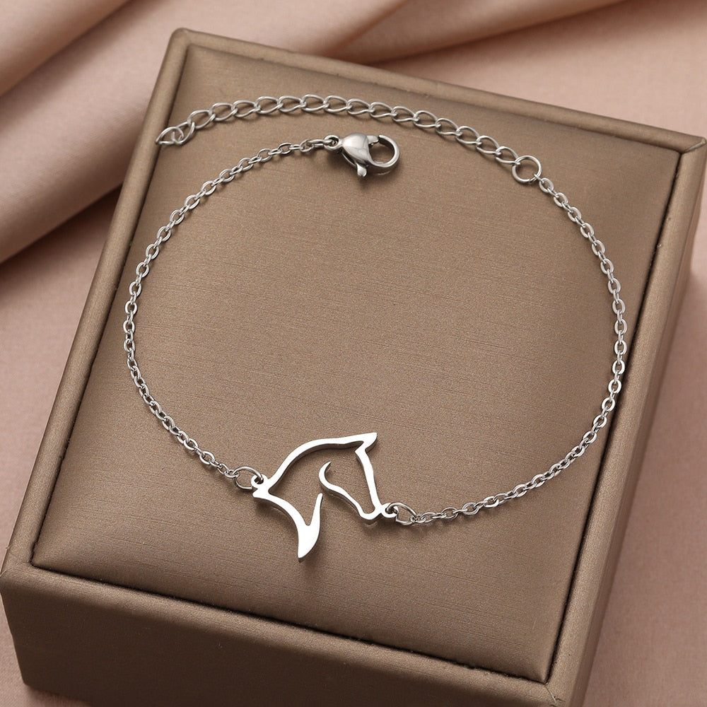 Bracelet portrait de cheval