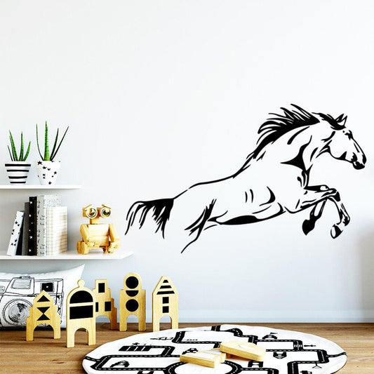 Autocollant Cheval qui Saute