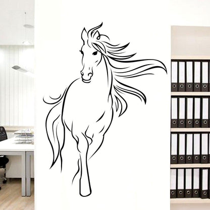 autocollant mural cheval