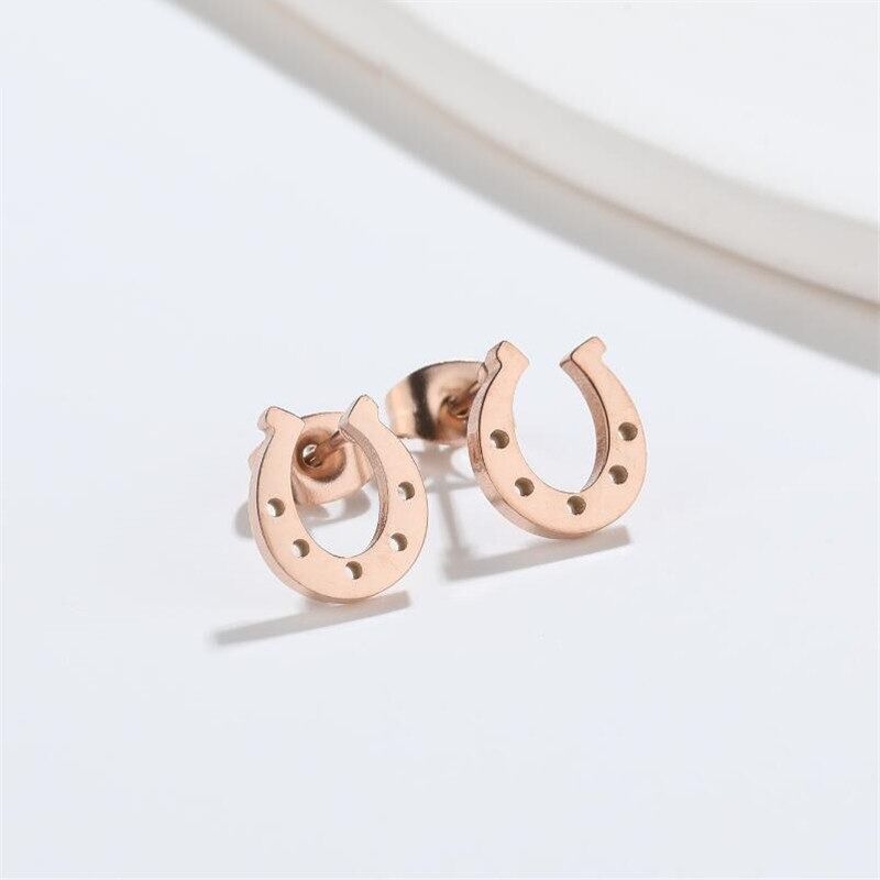 Boucles d'oreille cheval chanceux