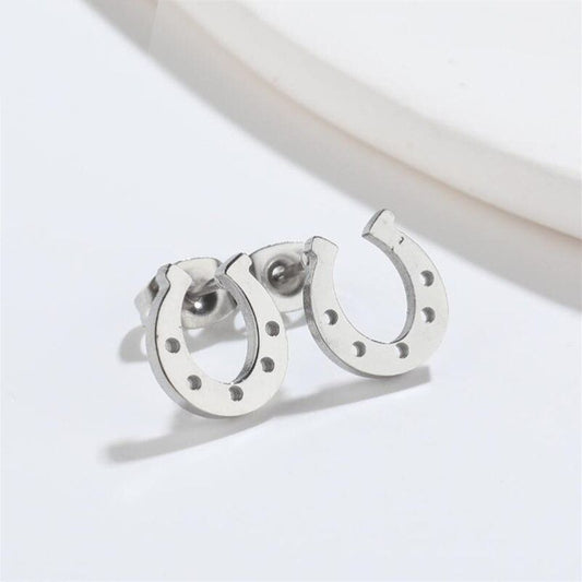 Boucles d'oreille cheval chanceux