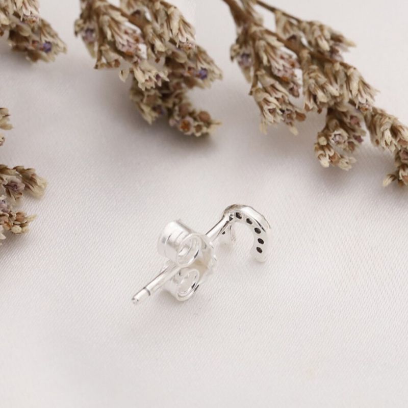 boucles d'oreilles fer à cheval fillette