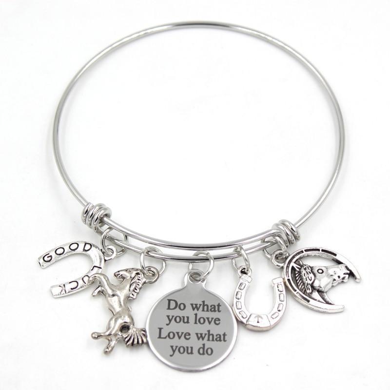 Bracelet Breloque Cheval