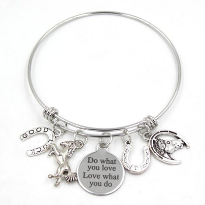 Bracelet Breloque Cheval