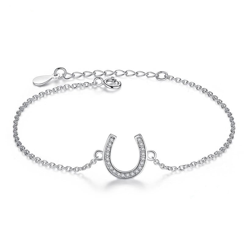 bracelet fer à cheval argent
