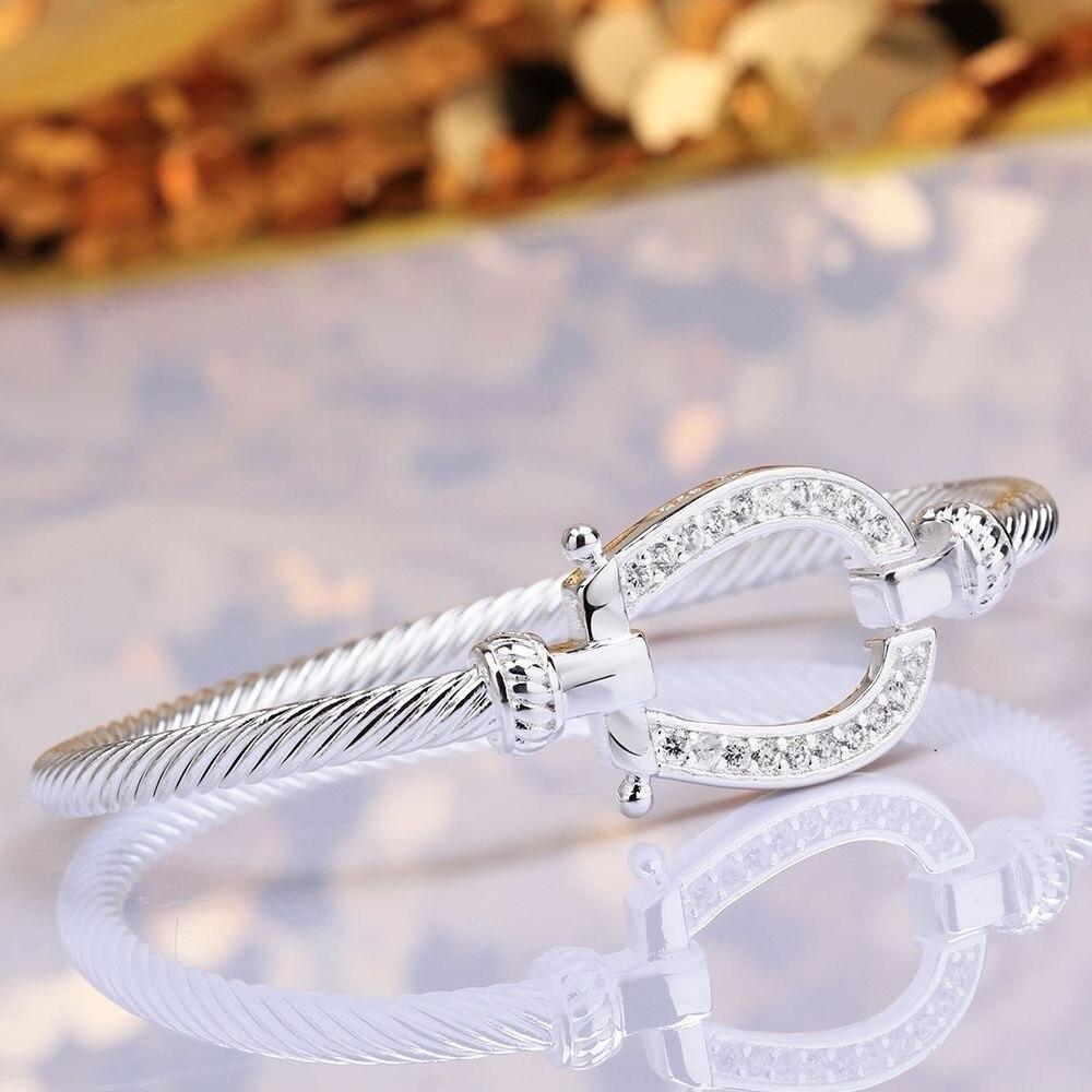 bracelet fer a cheval metal