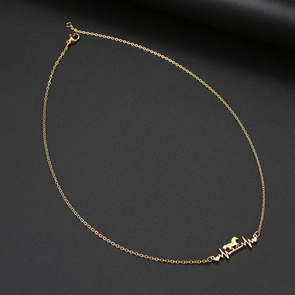 Collier Cheval Battement de Cœur