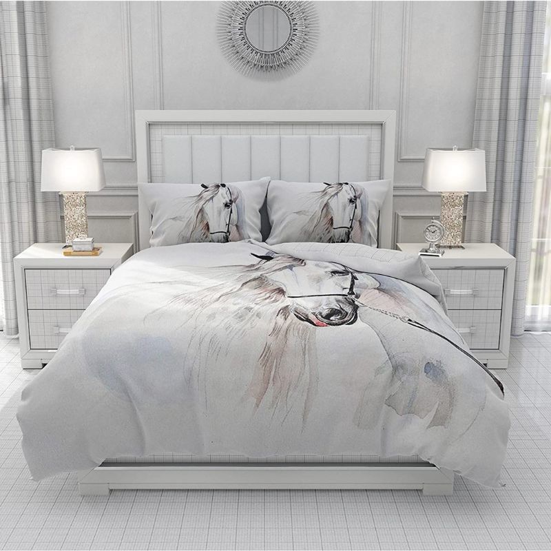 Housse de Couette Cheval Blanc Complet