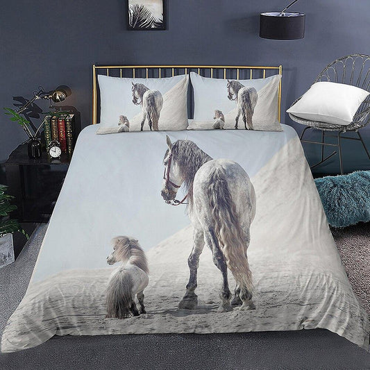 Housse de couette cheval fille