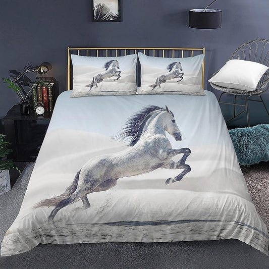 Housse de Couette Motif Cheval