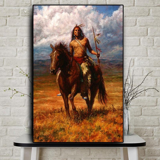 Peinture Cheval Indien