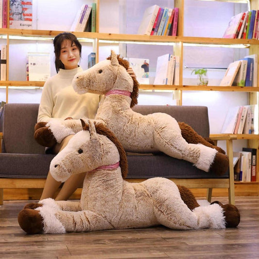 peluche cheval géant
