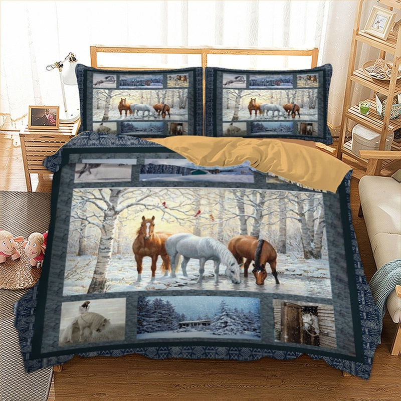 Housse de Couette Cheval Album Photo