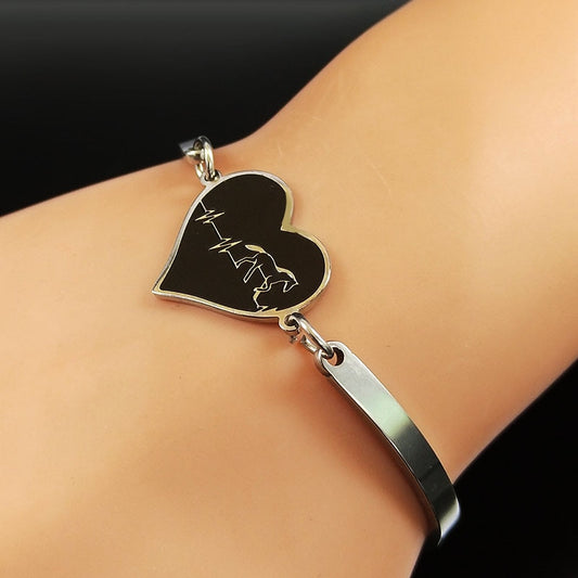 Bracelet Cheval <br> Rythme Cardiaque
