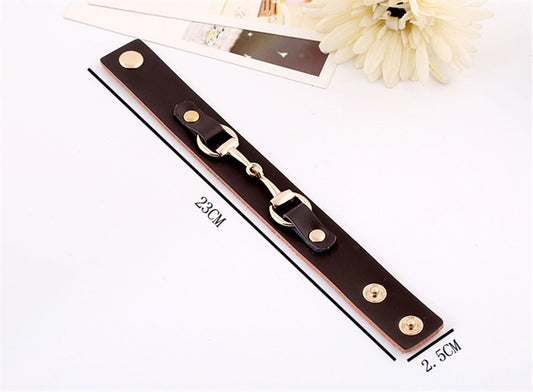 Bracelet en Cuir Mors Cheval