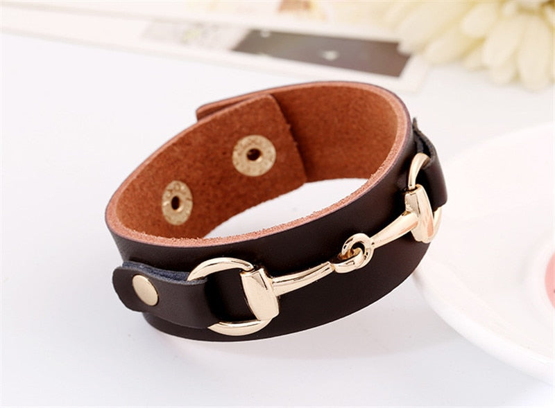 Bracelet en Cuir Mors Cheval
