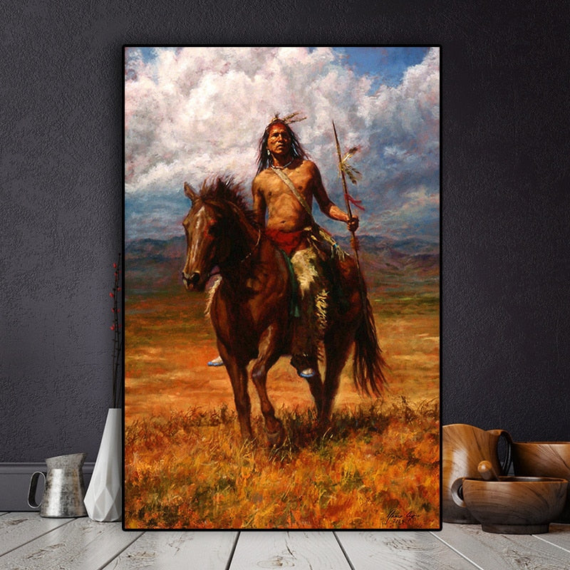 Peinture Cheval Indien