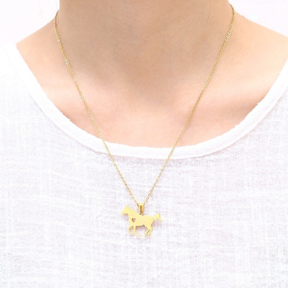 Collier cœur de cheval