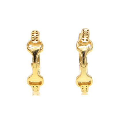 Boucles d'oreilles Mors de Cheval en Argent