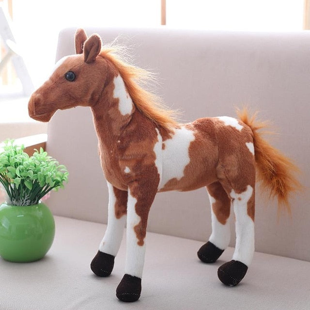Petit Cheval en Peluche
