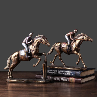 Statue Cheval De Course