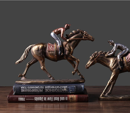 Statue Cheval De Course