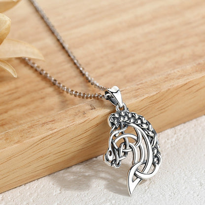 Pendentif Cheval Tête de Cheval en argent