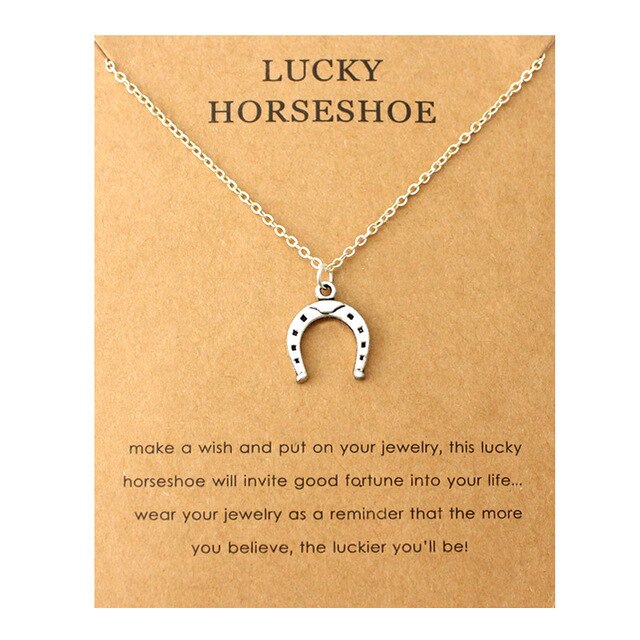 Pendentif Fer à Cheval Porte Bonheur