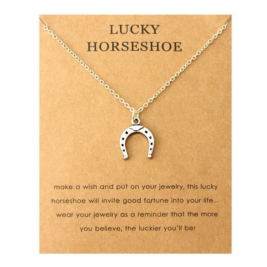 Pendentif Fer à Cheval Porte Bonheur
