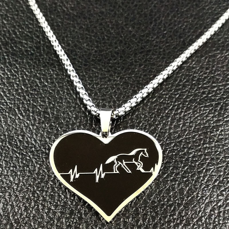 Collier Cheval <br> Rythme Cardiaque