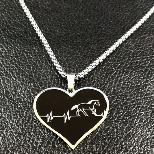 Collier Cheval <br> Rythme Cardiaque