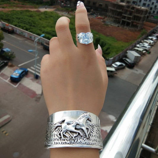 Bracelet Cheval <br> Style Antique