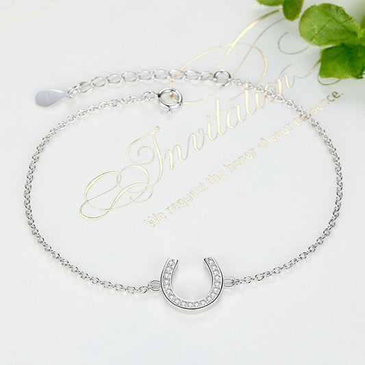 Bracelet Fer à Cheval Argent