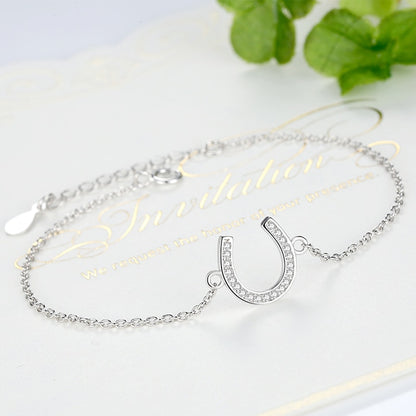 Bracelet Fer à Cheval Argent