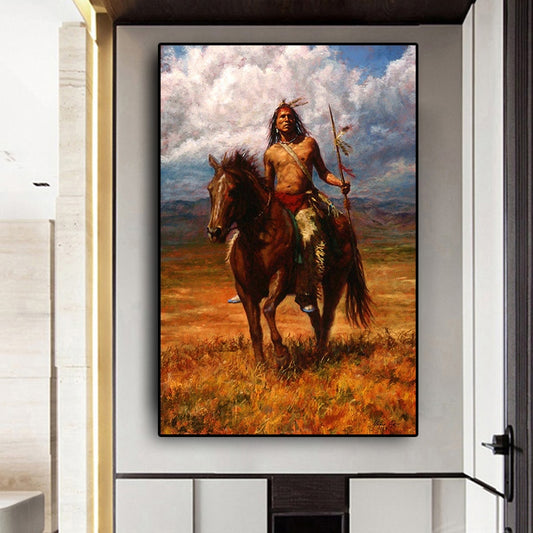 Peinture Cheval Indien