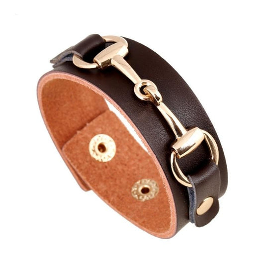 Bracelet en Cuir Mors Cheval