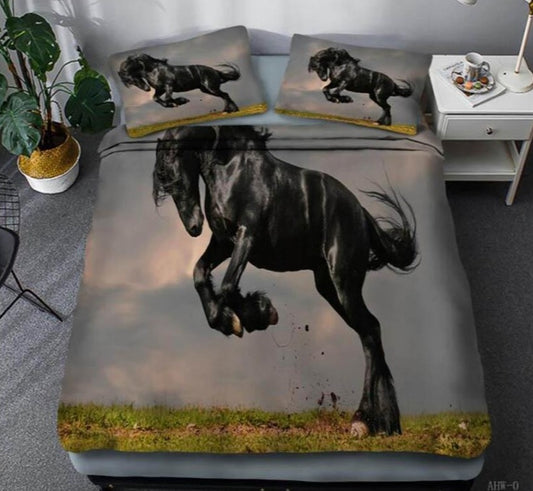 Housse de Couette Cheval <br> Saut