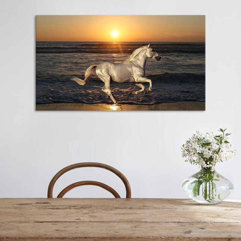 Tableau Chevaux Mer