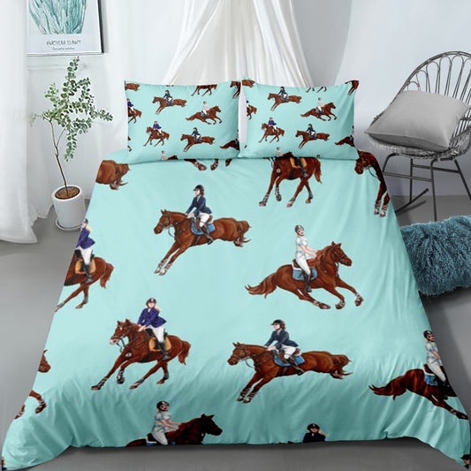 Housse de Couette <br> Cavalière en Concours