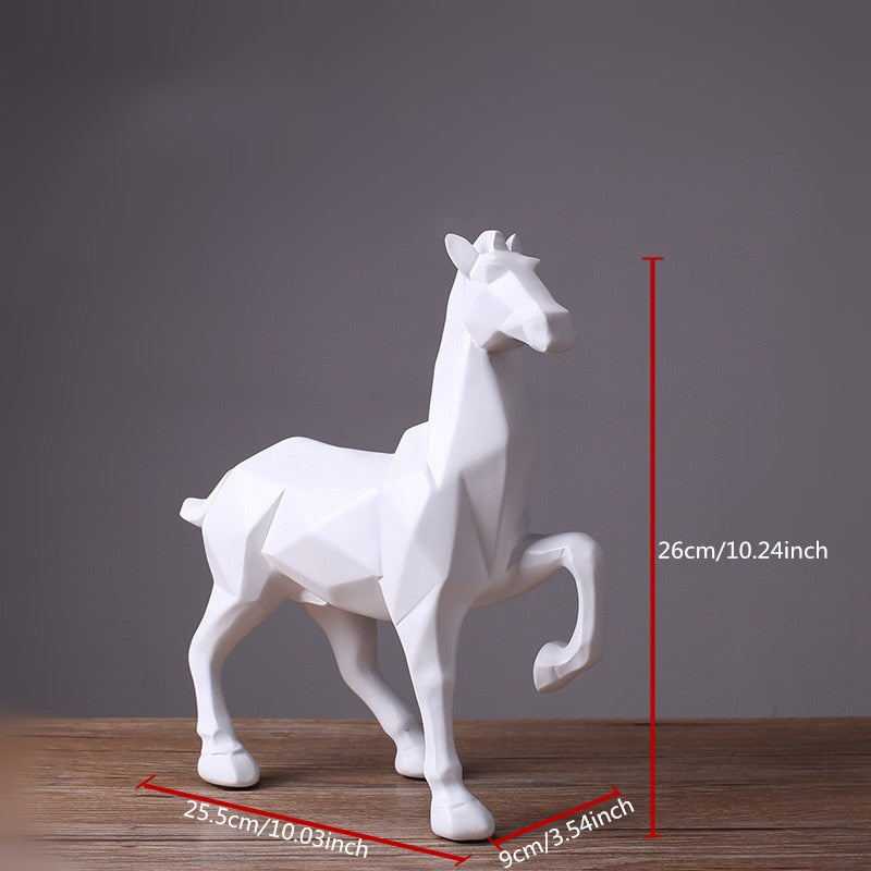 Statue Cheval Origami