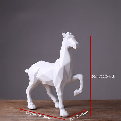 Statue Cheval Origami