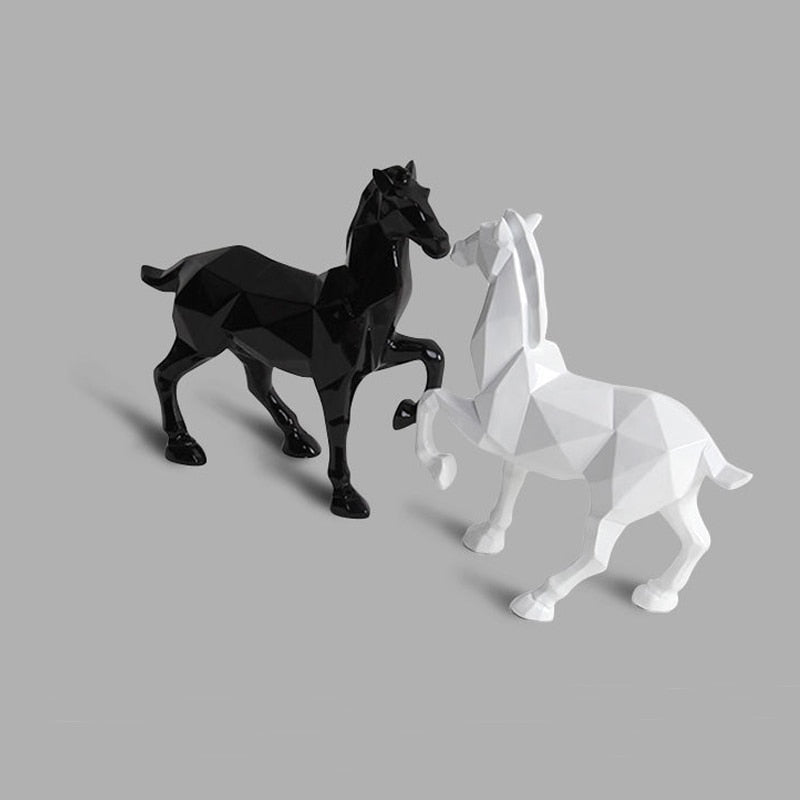 Statue Cheval Origami