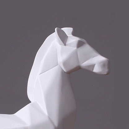 Statue Cheval Origami