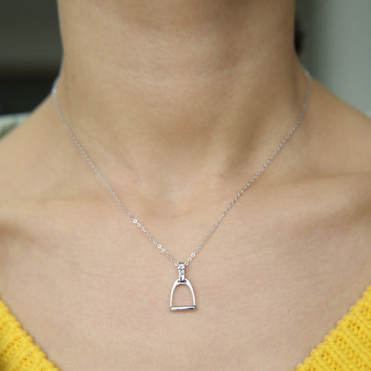 Collier Cheval Etrier en Argent