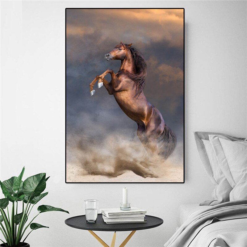 Peinture Cheval Cabré