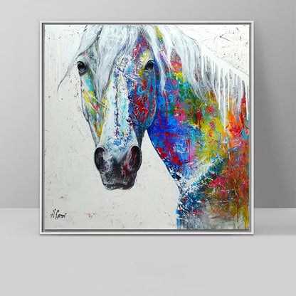 Tableau Cheval <br> Équidé Multicolore