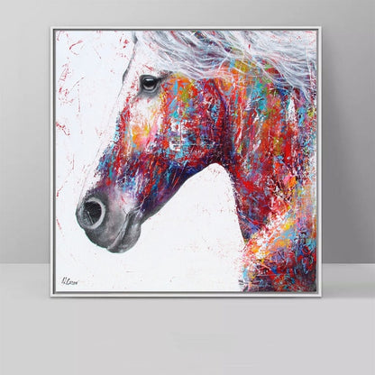 Tableau Cheval <br> Équidé Multicolore