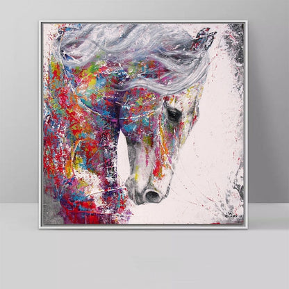 Tableau Cheval <br> Équidé Multicolore