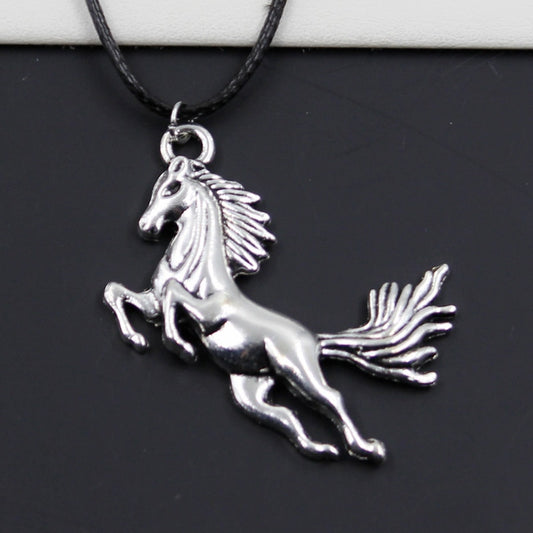 Collier Cheval <br> Saut (Cuir)