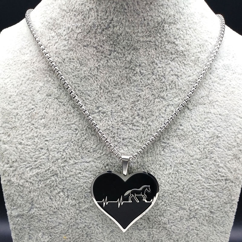 Collier Cheval <br> Rythme Cardiaque